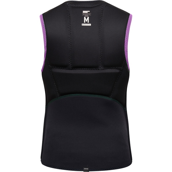 2025 Mystic Womens Star Front Zip Impact Vest 35005.230232 - Sunset Purple